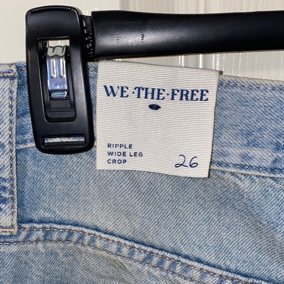 We The Free Light Blue Wide Leg Jeans 26 - Picture 12 of 15